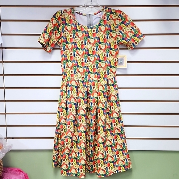 Fruit pattern dress LLR size XS - Picture 1 of 5
